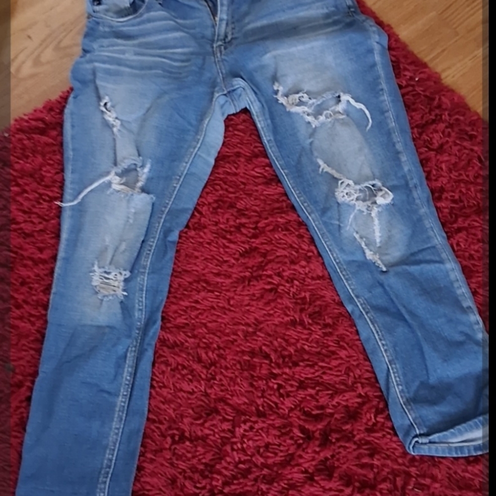 KanCan Light Blue Distressed Skinny Jeans